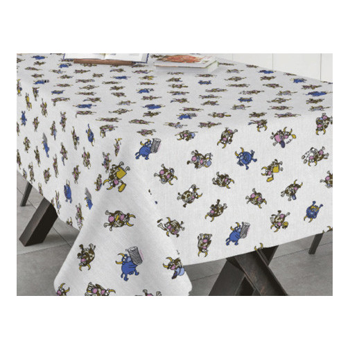 Hule Mesa Antimanch 1,40x20mt Pvc Kukuxumusu 4 Aitana 1 Ud