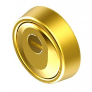 Escudo Cilindro Ø 65x24/17mm Hoplon Acero Mac.carbonitru Bic