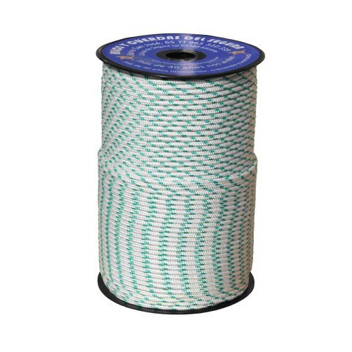 Cuerda Trenz. 05mm Nyl Bl/ve Brillante Hyc 200 Mt