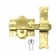 Cerrojo Sobr. 86mm 31 Dorado Dor Bombillo 50mm Cadena Reten.