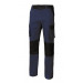 VELILLA 103020B  Pantalón Bicolor Multibolsillos  Color Azul Navy y Negro  Talla 50
