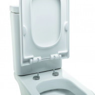 Tapa Wc Inodoro 36,5*46,5 "gap" Pp Bl Optima  Square Tatay
