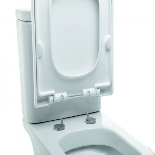 Tapa Wc Inodoro 36,5*46,5 "gap" Pp Bl Optima  Square Tatay