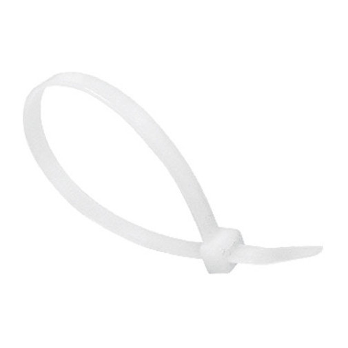 Brida 7,6x200mm Nyl Blanca Nivel 100 Pz