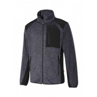 Chaqueta Trabajo 3xl Tejido Punto Mltibol Gr/neg Velilla