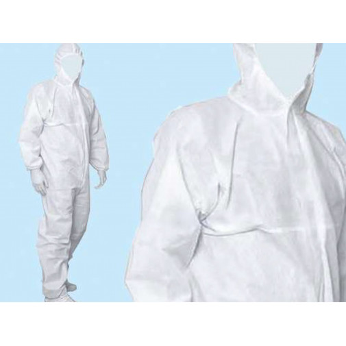 Mono Trabajo Xl Capucha Pp Desechable Bl