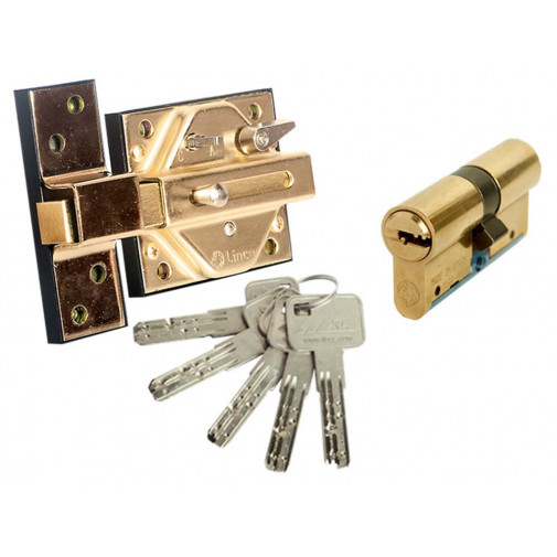 Cerrojo Sobr. 35x30mm Alta Seg. Lince Ac Ltdo. 7930rhl+c6535