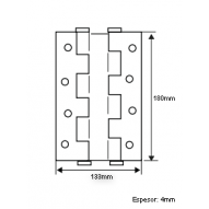 Bisagra P/vaiven D/acc Alu Bl Micel
