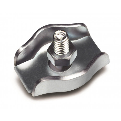 Sujetacable M6 Plano Simple Uniq Acero C15 Cincado Gr/pl 952