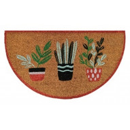 Felpudo Dec. 40x70cm Media Luna Coco Multic Dintex