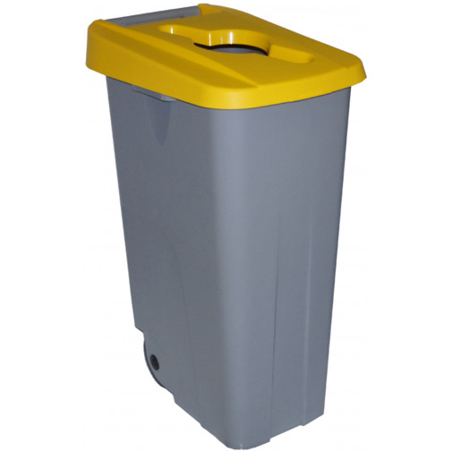 Contenedor Bas. 85 Lt 42x57x76cm C/rued Tapa Abierta Pl Ama