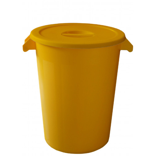 Contenedor Ind 100 Lt 52x61x67cm C/tapa Pl Ama Denox