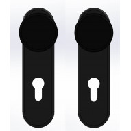 Manivela Pta 72mm Antipanico Cisa Ne 7070 Pomo Y Bocallave 1