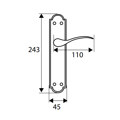 Manivela Pta 777 Lat Lat/pu Pl/lga Micel