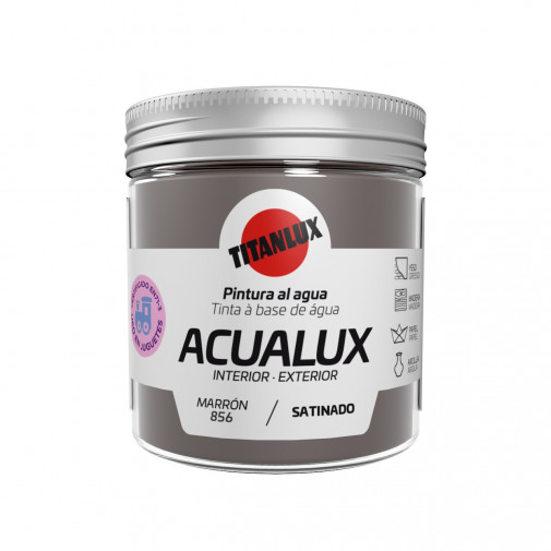 Pintura Manualid. Al Agua 75 Ml Marr Satin. Acualux Titan