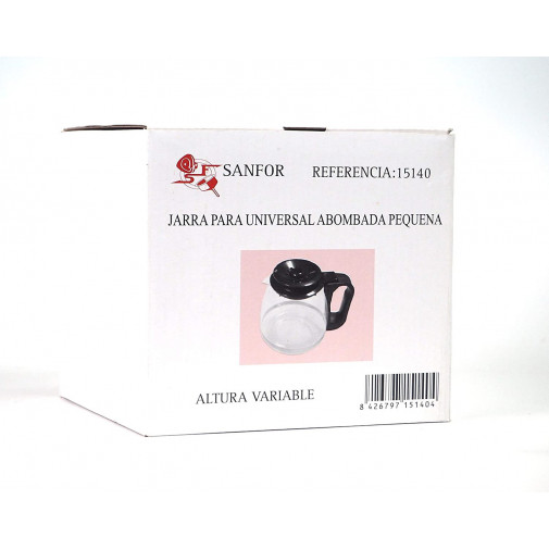 Jarra Cafetera Univ Abombada Crist Universal Sanfor
