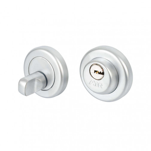 Cerradura Sobr. D=51,5mm Mad Ayr Zamak Cr/mt 10326 Cil./cond