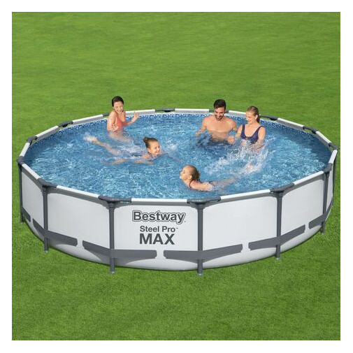 Piscina Pvc 427x107cm Cart Bestway Gr Steel Pro Max Circ 569