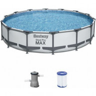 Piscina Pvc 427x107cm Cart Bestway Gr Steel Pro Max Circ 569