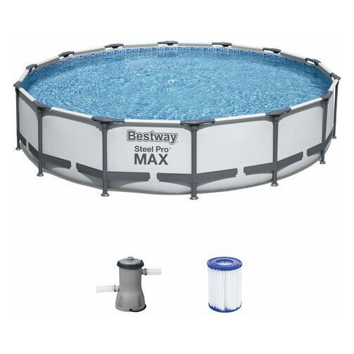 Piscina Pvc 427x107cm Cart Bestway Gr Steel Pro Max Circ 569