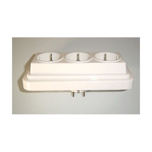 Base Enchufe Elec 3t-tt Sup. Bl Kristal Bf