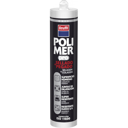 Sellador Adh Poliuretano Gris 300 Ml