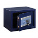 Arregui 19000-S1 - Caja fuerte de sobreponer electrónica, 9L, 310x200x200mm, Azul.
