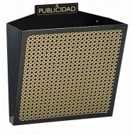 Cesta Publicidad Negra 305x320x19