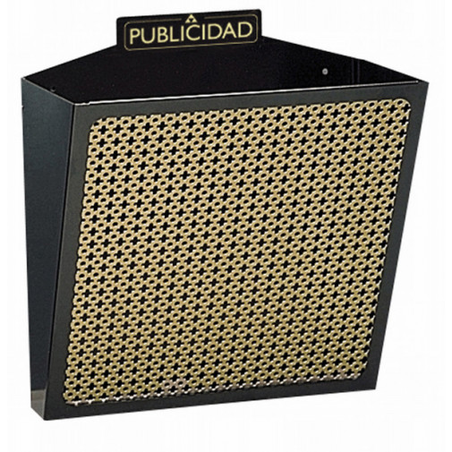 Cesta Publicidad Negra 305x320x19