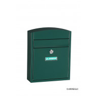 Buzon Exterior Acero Verde 32x26x9cm