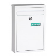 Buzon Exterior Acero Blanco 32x22x8 Cm