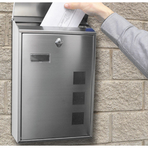 Buzon Exterior Inox Lisboa 39x25x10