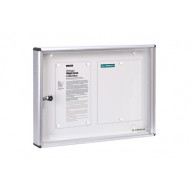 Armario Anuncios Alum Plata 350x480 Mm