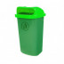 Papelera Plastico Verde 50 L