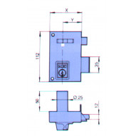 Cerradura Sobreponer Izda 70 I 2