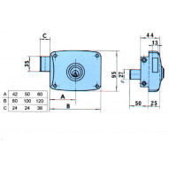 Cerradura Sobreponer 80 D