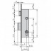 Cerradura Embutir Met Hn/cn 25 Mm