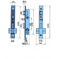 Cerradura Embutir Metalica