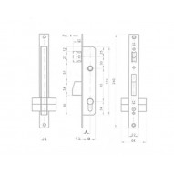 Cerradura Embutir Met Picap 30