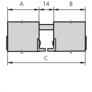 Bombillo Redondo Laton Pulido 65 Mm