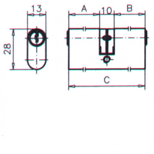 Bombillo Ovalado Niquel 55 Mm