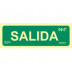 SeÑal Salida Pvc Clase B 105x300mm