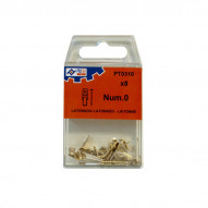 Gancho Cuelgacuadro Laton C/8 N.0