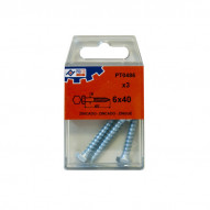 Tirafondo Barraquero Zn C/3 Pz 6x40 Mm