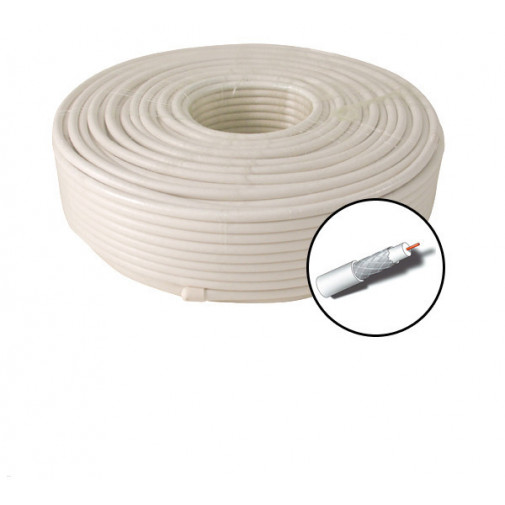 Cable Coaxial Cu+al R/100 M
