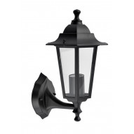 Aplique Exterior Ascen Negr Estrecho 60w E27