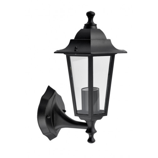 Aplique Exterior Ascen Negr Estrecho 60w E27