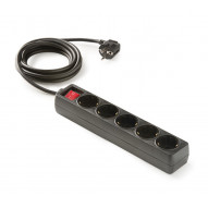 Base Multiple 5tomas Tt Negro 1,5 M