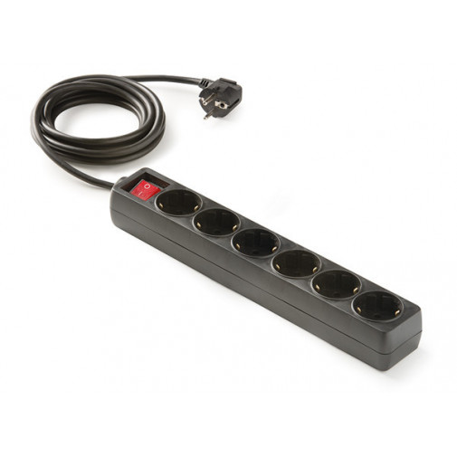 Base Multiple 6tomas Tt Negro 1,5 M