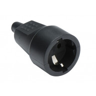 Base Caucho Tt 16a Negro